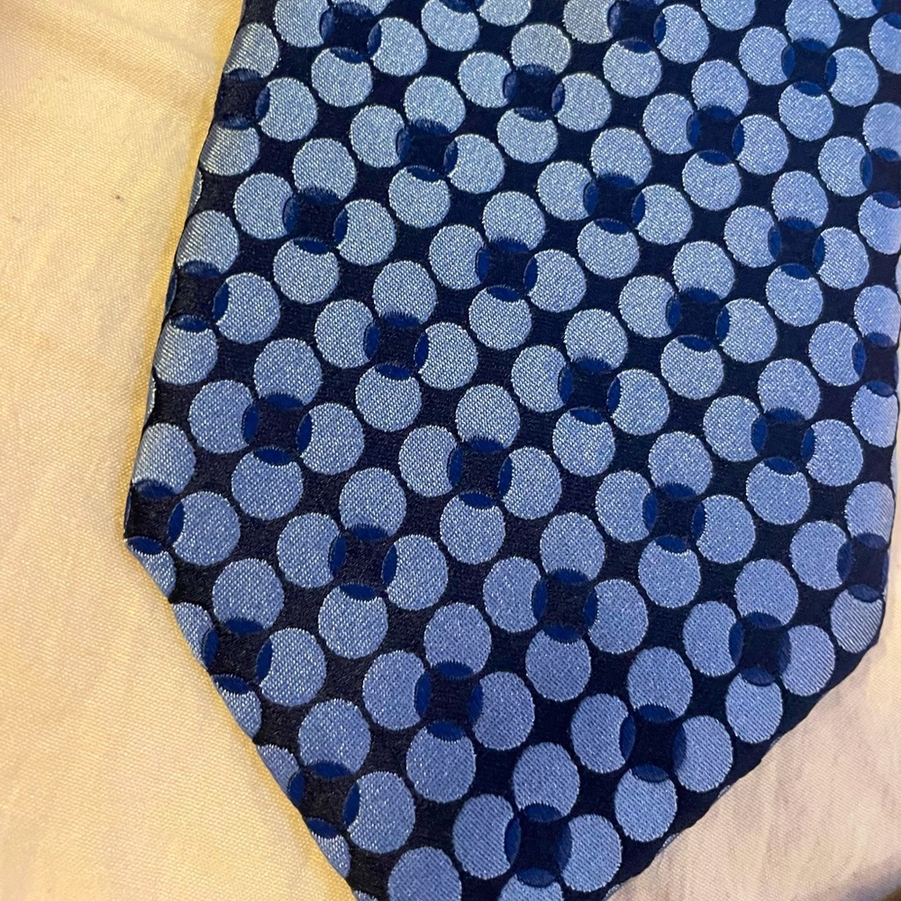 Perry Ellis portfolio blue flower tie